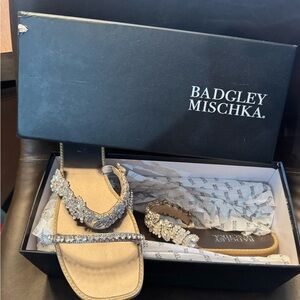 Badgley Mischka Women's Gold Sandals
